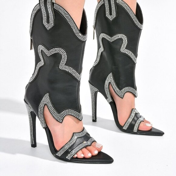 " DOING THE MOST " BLACK/RHINSTONE  ( BRAND NEW !!!!!!!!!!!!!! - Picture 1 of 7